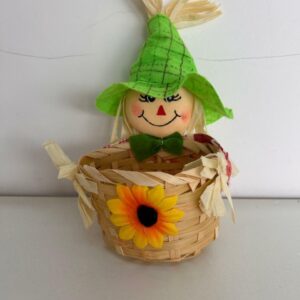 Espantalho com cestinha 18cm sortido