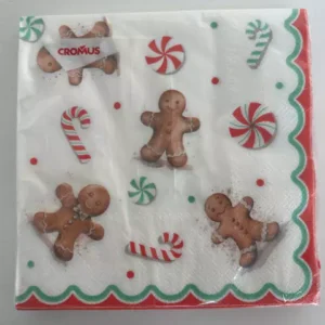 Guardanapo papel Gingerbread 20 folhas