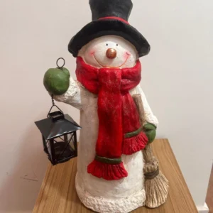 Guirlanda de Natal com Noel e led 80cm