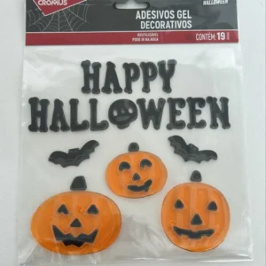 Adesivos gel decorativos Happy Halloween
