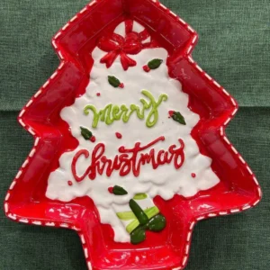 Petisqueira Merry Christmas 26x22x3,5cm