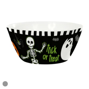 Bowl melamina preto Trick and Treat 15x6,9cm