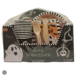 Kit festa Halloween travessura 60pçs