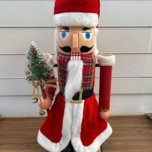 Quebra Nozes Noel com mov e som 75cm