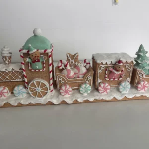 Trenzinho Candy Color em resina 17x47cm