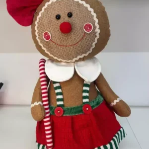 Boneca ginger com bengala 52cm