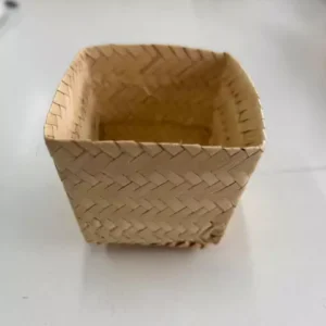 Cachepot palha pequeno 6x6x7cm