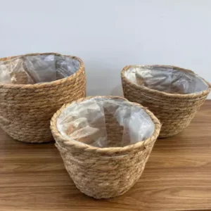 Cachepô palha 23cm médio