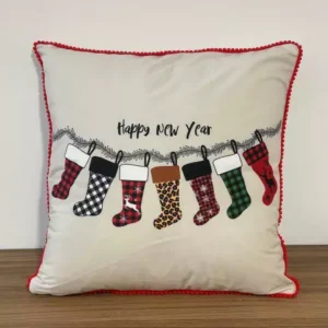 Capa de almofada Happy New Year 45x45cm